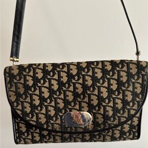 Authentic vintage Christian Dior shoulder bag from 1970s